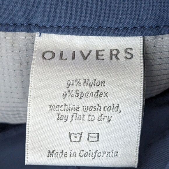 Olivers Men's Slim Fit Passage Chino Pant 5 pocket - Blue Size 32 - Picture 5 of 5